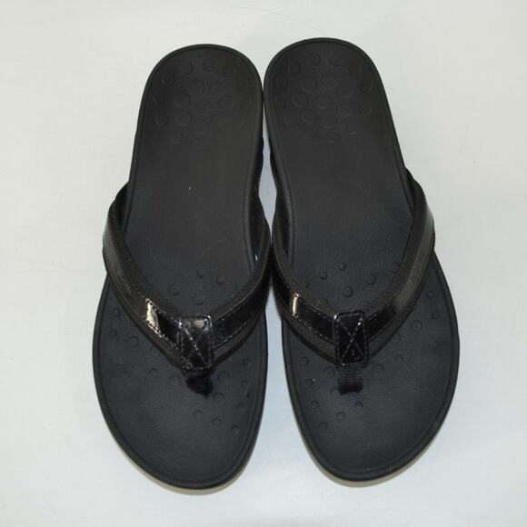 Vionic High Tide Womens Size 9 Black Flip Flop Thong Sandals - Picture 10 of 12